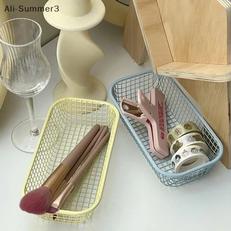 Metal Wire Desktop Storage Basket