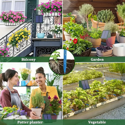 Solar-Powered Automatic Drip Irrigation System