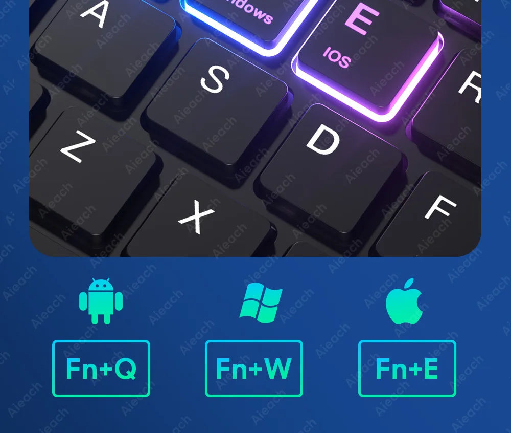 Wireless Bluetooth Keyboard with Touchpad