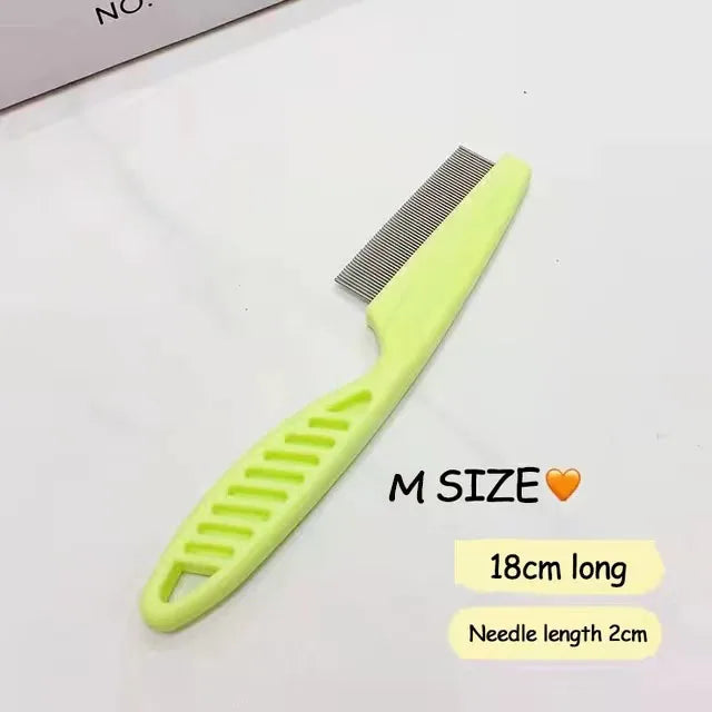 Stainless Steel Pet Flea & Shedding Comb