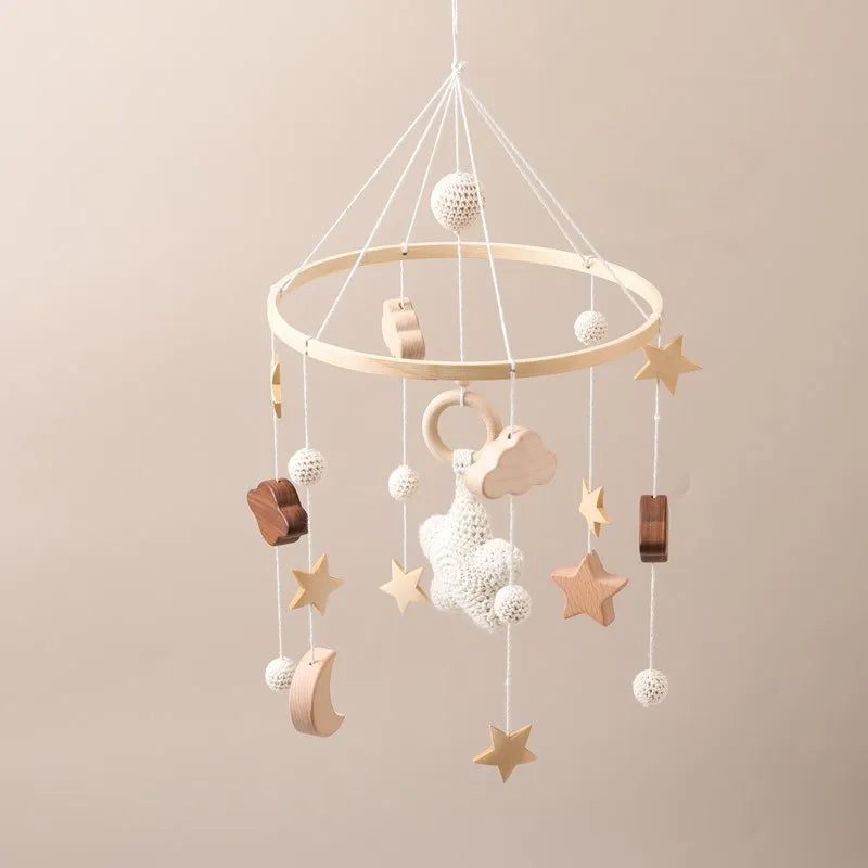 Wooden Baby Crib Mobile