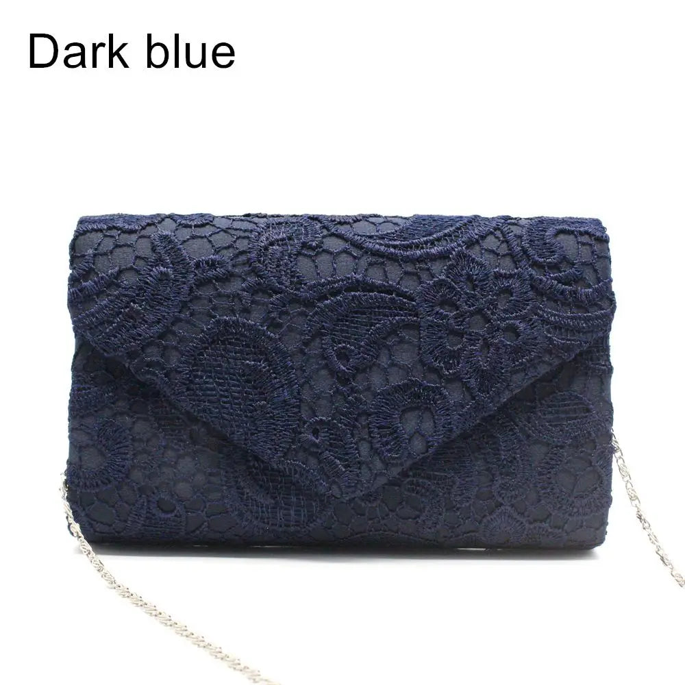 Lace Envelope Clutch Bag