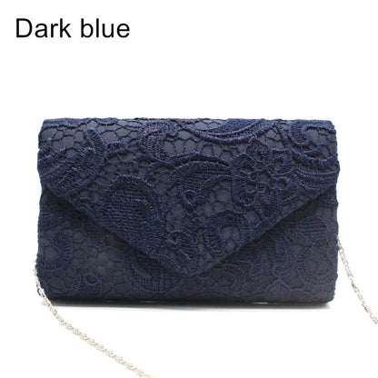 Lace Envelope Clutch Bag