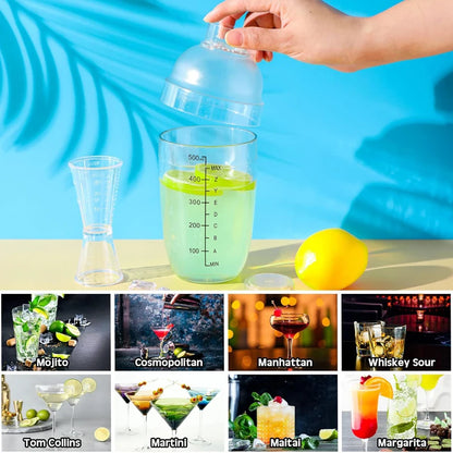 500ml Plastic Cocktail Shaker