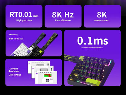 Magnetic Switch Single-Handed Mechanical Gaming Keyboard