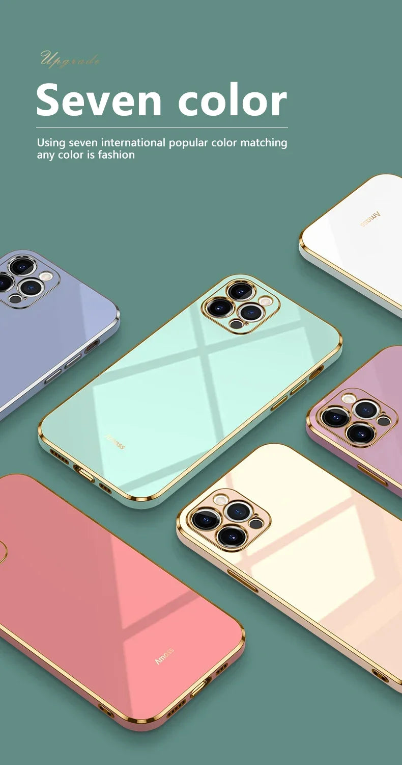 Solid Color Phone Case For iPhone
