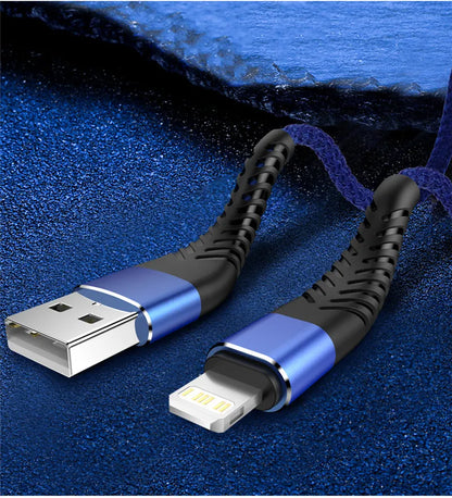 USB-A to Lightning Braided Fast Charging Cable