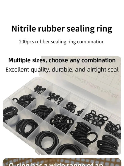 Nitrile Rubber O-Ring Assortment Kit