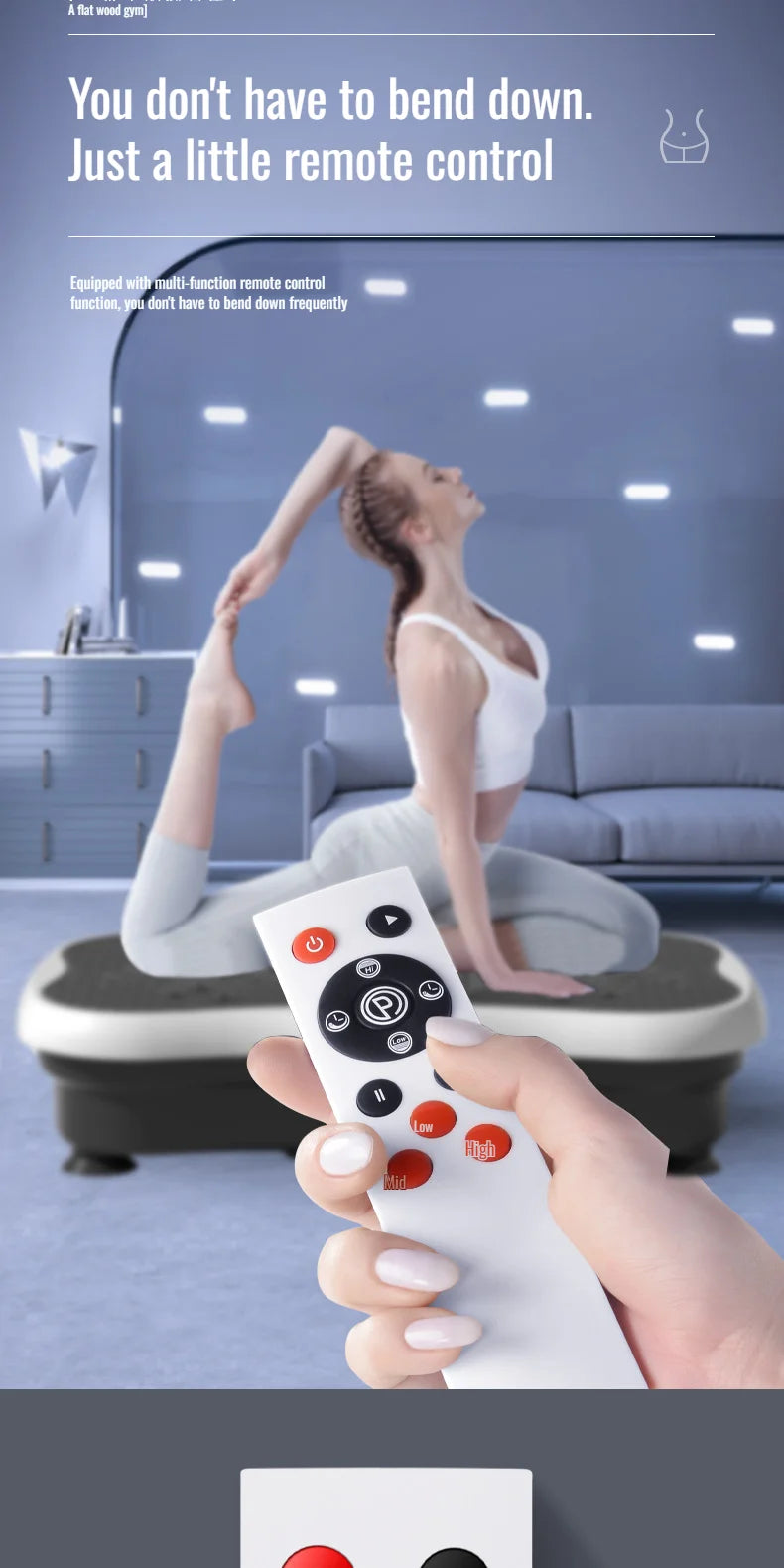 Vibration Fitness Exercise Platform