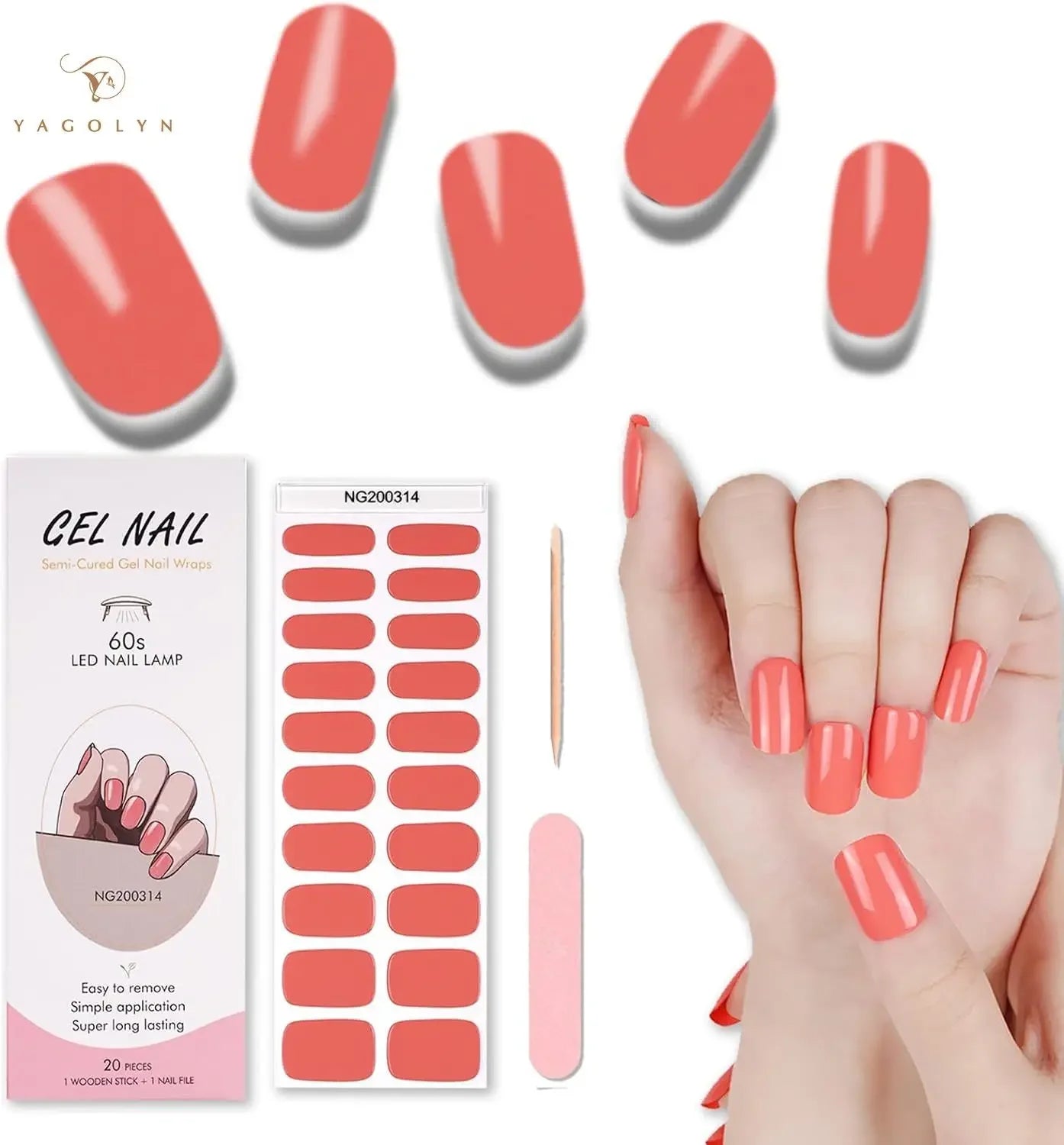 Semi-Cured Snowflake Gel Nail Stickers