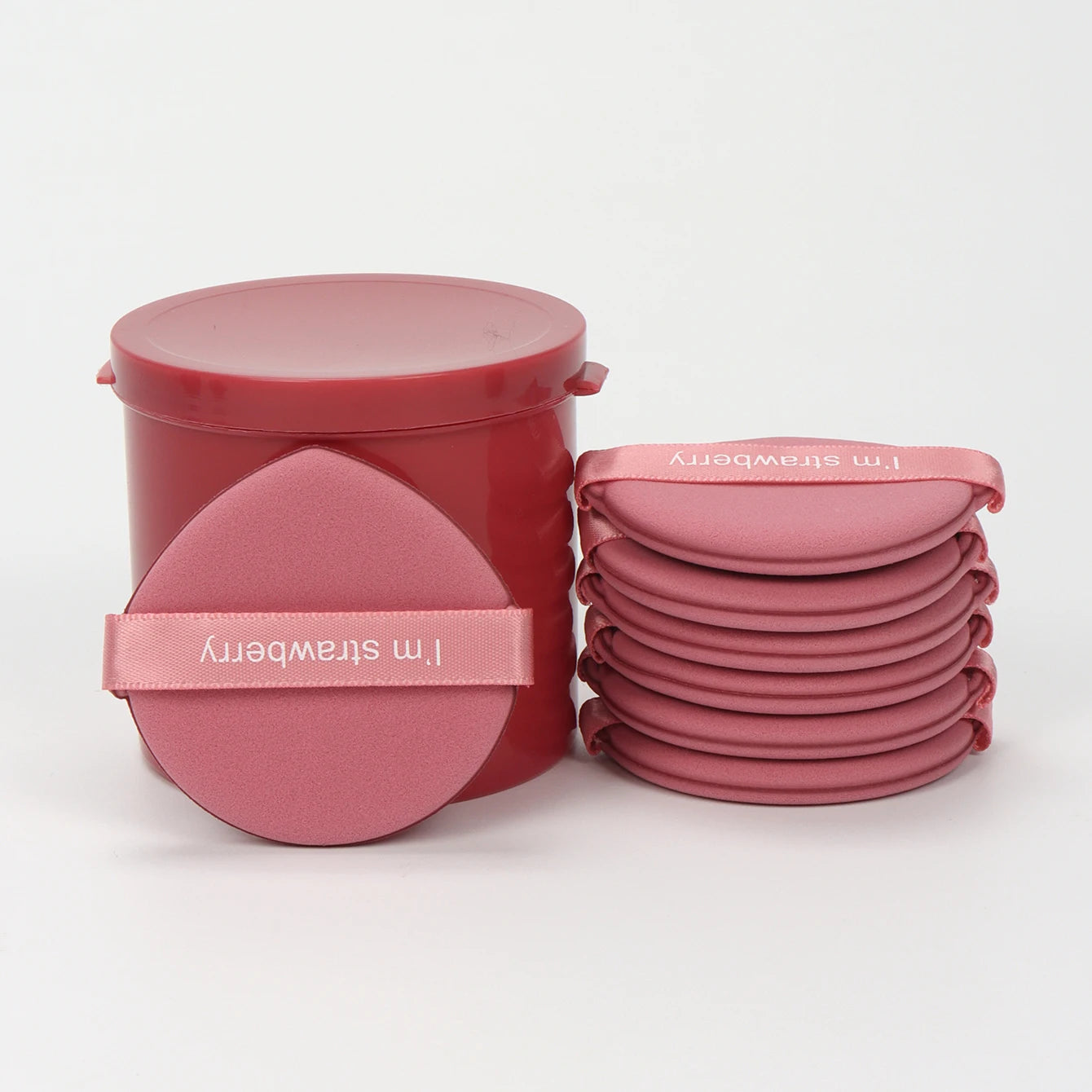 Strawberry Makeup Puff Set