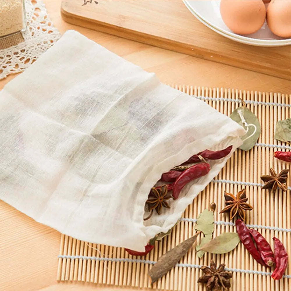 Reusable Cotton Food Filter Bag