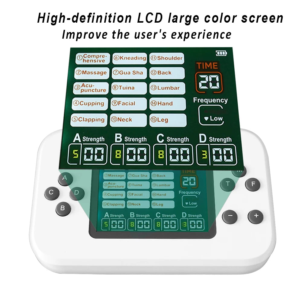 4-in-1 Rechargeable EMS & TENS Muscle Stimulator