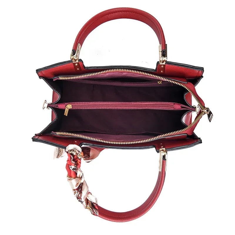 Luxury Women’s Structured Satchel Shoulder & Crossbody Handbag