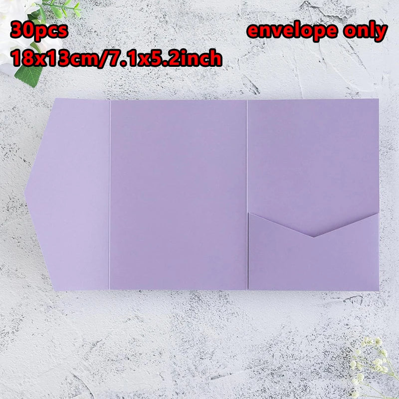 Premium 250g Green Invitation Envelopes