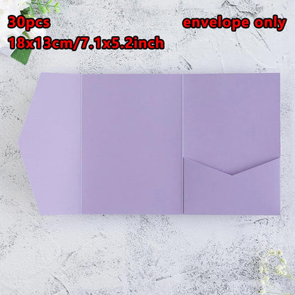 Premium 250g Green Invitation Envelopes