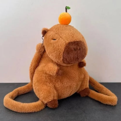 Cute Plush Capybara Backpack