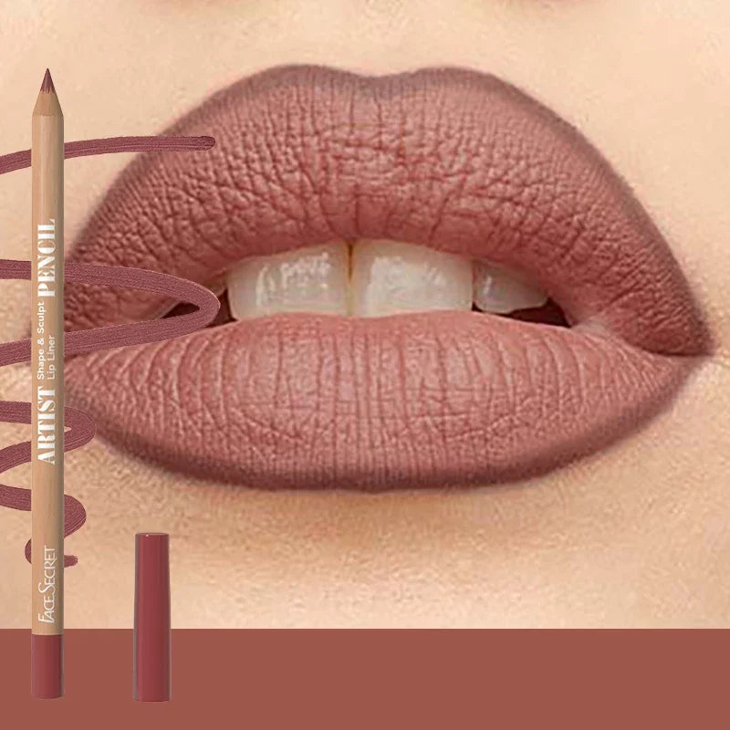 18 Color Lip Liner Pencil Set