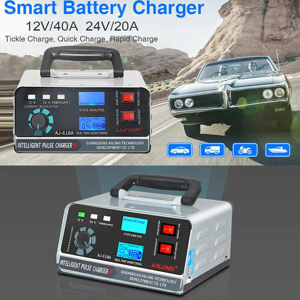 Smart Pulse Battery Charger 12V/24V