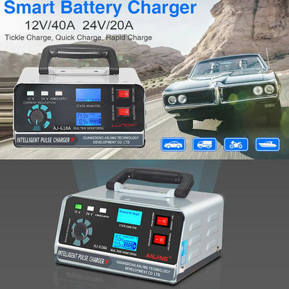 Smart Pulse Battery Charger 12V/24V