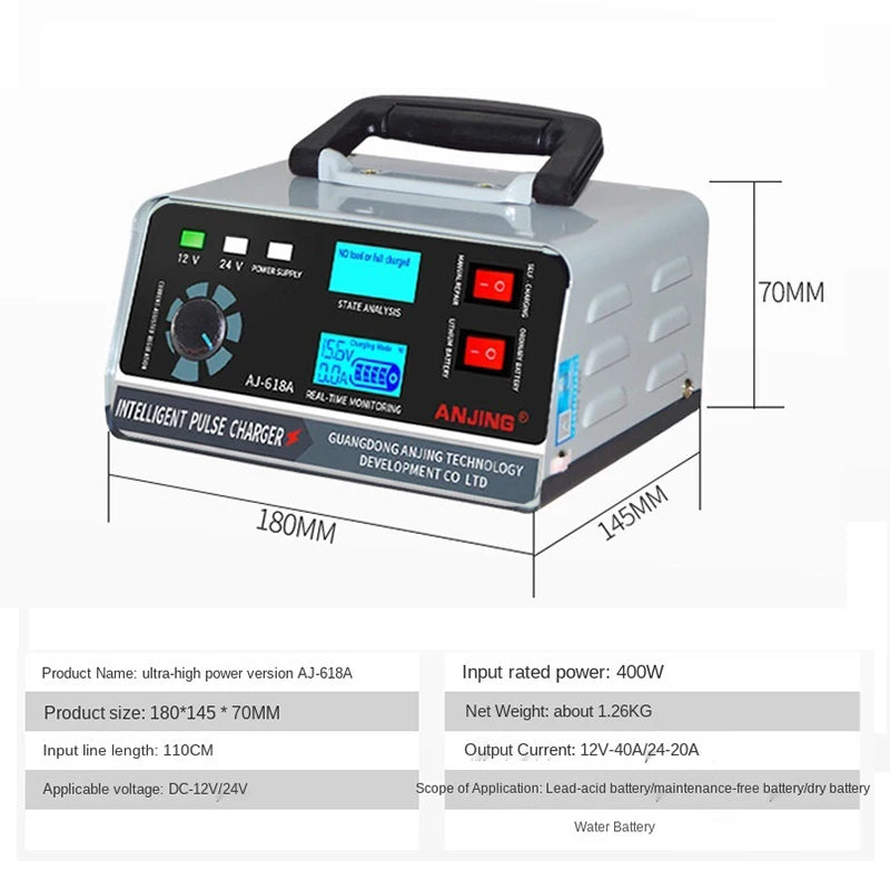 Smart Pulse Battery Charger 12V/24V
