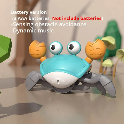 1Pc Escape Crab Crawling Electronic Pet With Music
