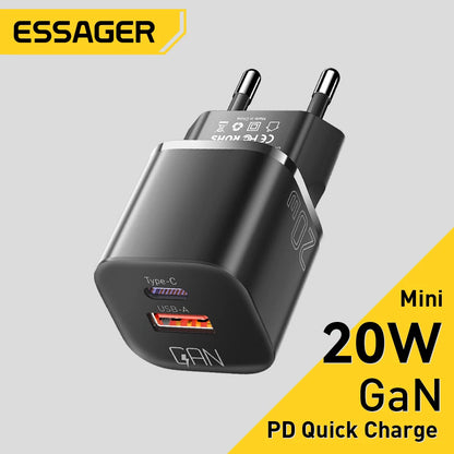 Essager 20W GaN USB-C Fast Charger