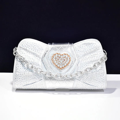 Luxury Rhinestone Evening Clutch Bag
