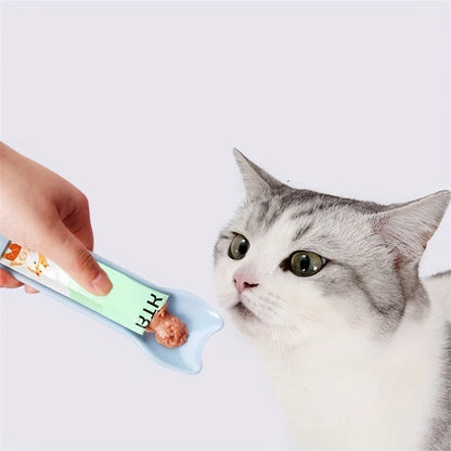 Cat Treat Squeeze Feeder Spoon