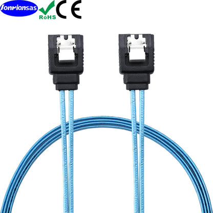 SATA III 12Gbps Data Cable with Locking Latch