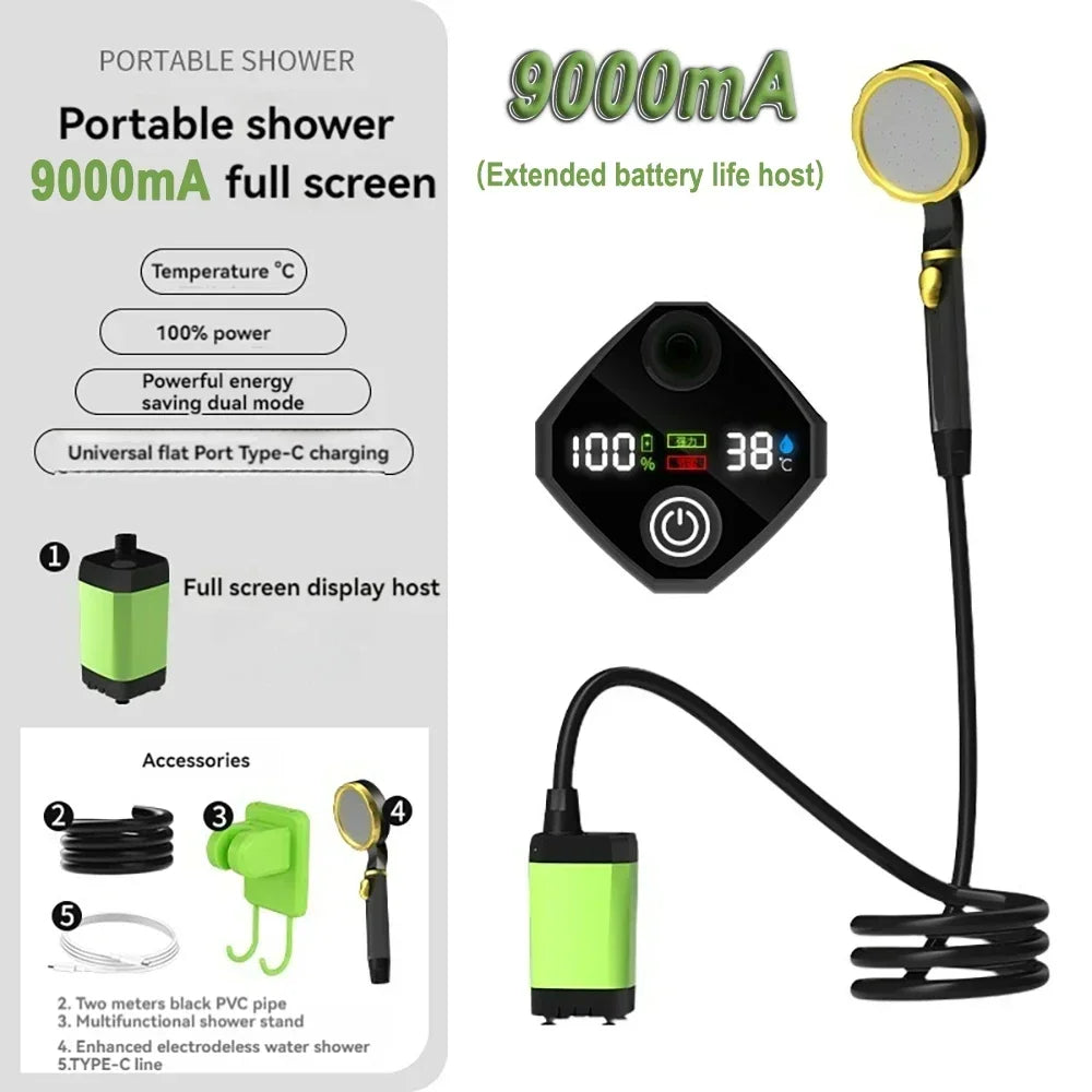Rechargeable Portable Camping Shower