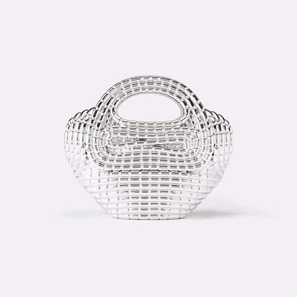 Crystal Beaded Heart Evening Bag