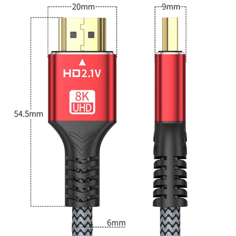8K HDMI 2.1 High-Speed Cable