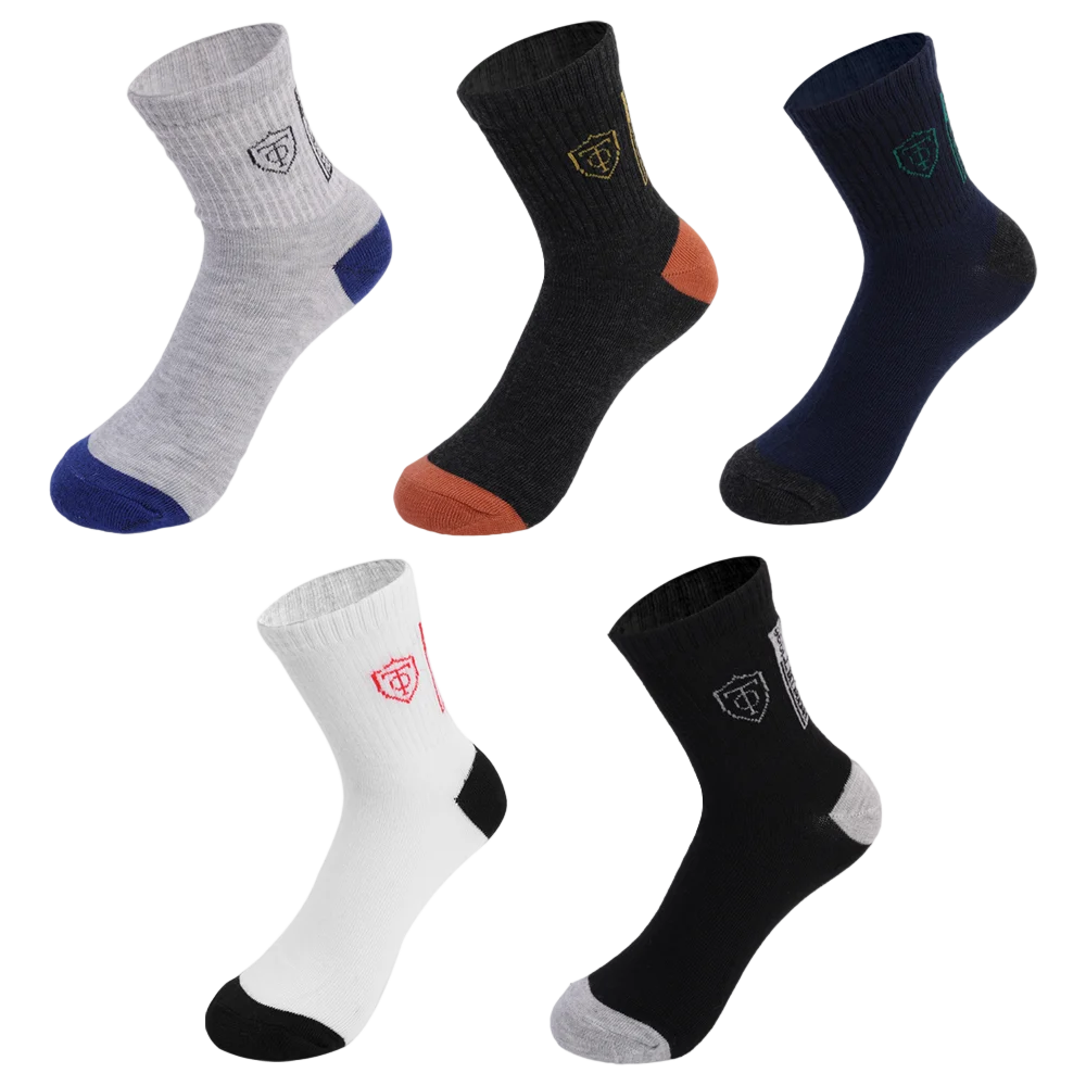 Bamboo Fiber Men’s Socks 5 Pairs