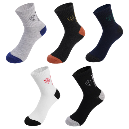 Bamboo Fiber Men’s Socks 5 Pairs