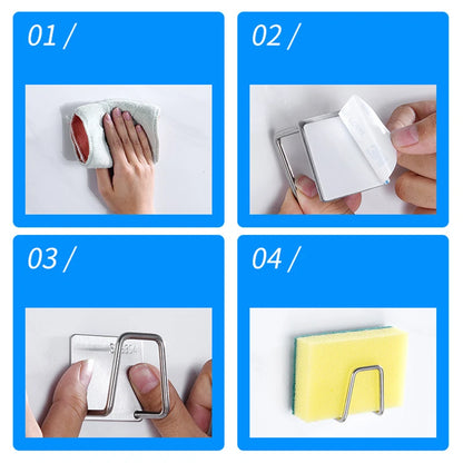 Stainless Steel Sink Sponge Holder