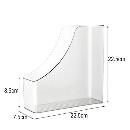 Clear Acrylic Magazine Holder & Document Organizer Rack