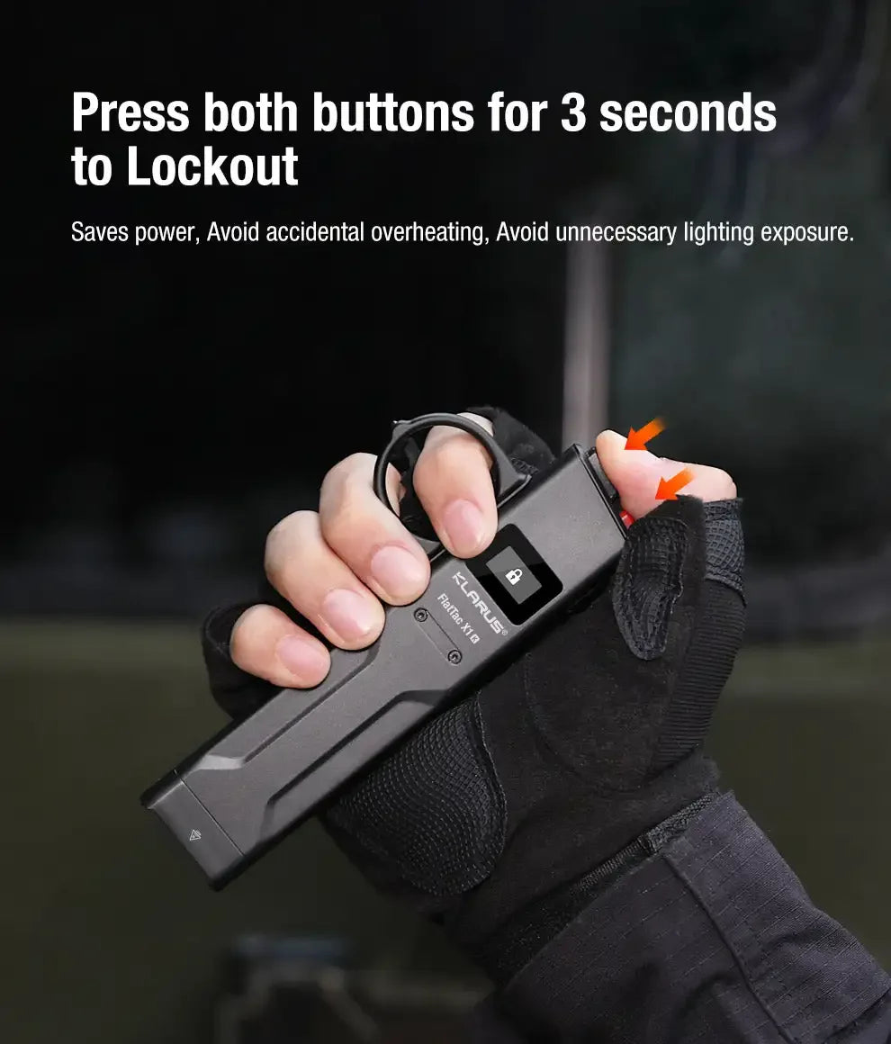 Ultra-Thin OLED Rechargeable Flashlight