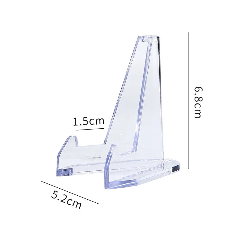 Transparent Acrylic Coin Display Stand Set
