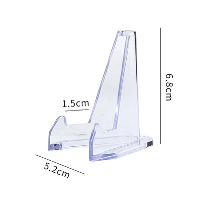 Transparent Acrylic Coin Display Stand Set