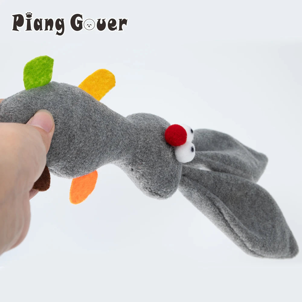 Grey Rabbit Catnip Plush Toy for Cats