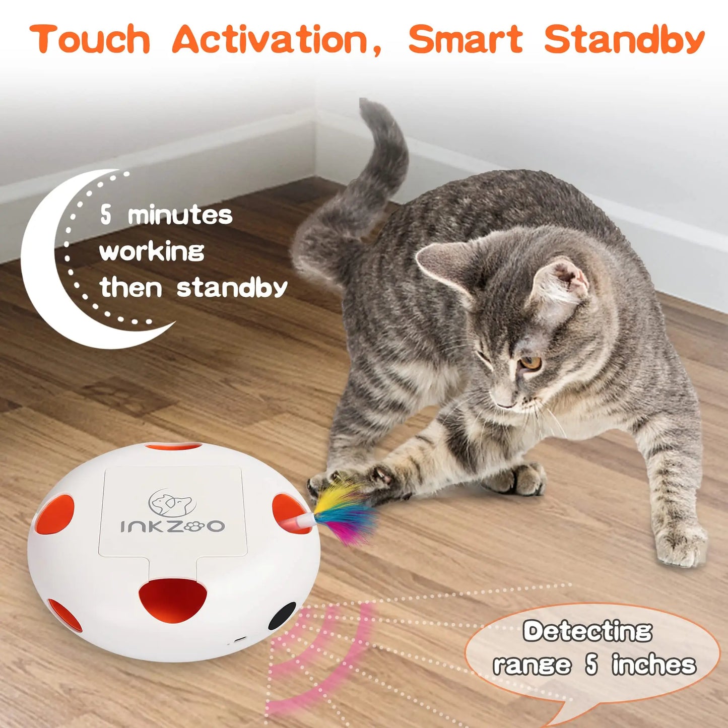 Interactive Whack-A-Mole Cat Toy