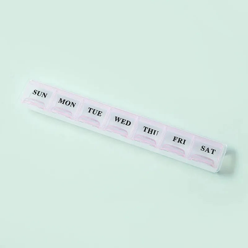 7 Day Pill Organizer Box 28 Compartments