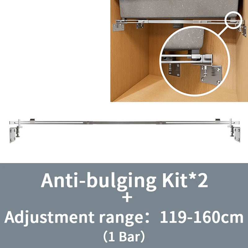 Adjustable Stainless Steel Undermount Sink Support Bar (1 Piece)