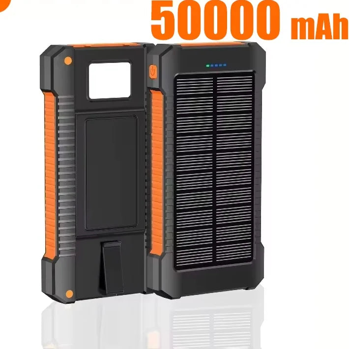 Waterproof Solar Power Bank with Dual USB