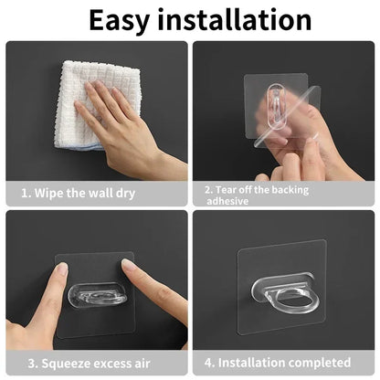 1-10 Multifunctional Wall Mounted Round Hooks