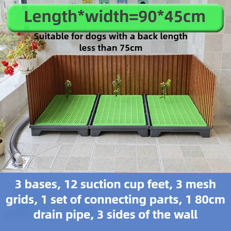 Flush Dog Toilet with Direct Drainage System
