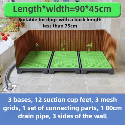 Flush Dog Toilet with Direct Drainage System