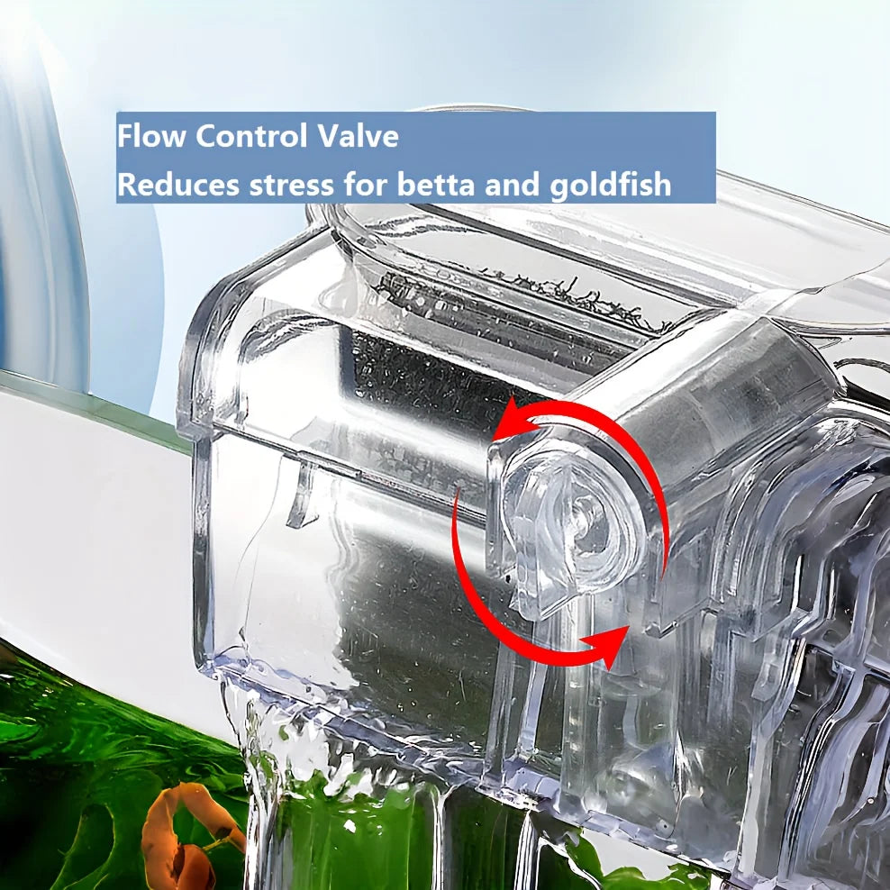 USB Hang-On-Back Aquarium Waterfall Filter