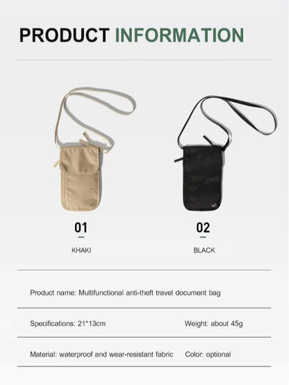 Travel Document Organizer Bag